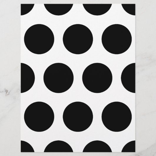 Big Black Polka Dots Flyer (Voorkant)
