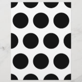 Big Black Polka Dots Flyer (Achterkant)