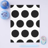 Big Black Polka Dots Flyer (Enkel)