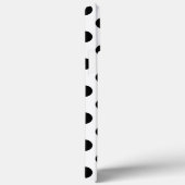 Big Black Polka Dots On White Cool Stylish Pattern Case-Mate iPhone Case (Achterkant / Rechts)