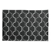 Big Black Scallops Kussensloop (Achterkant)