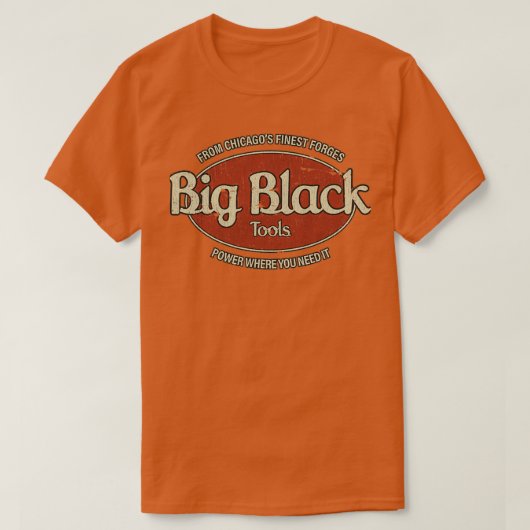 Big Black Tools 1981 T-shirt (Design voorkant)