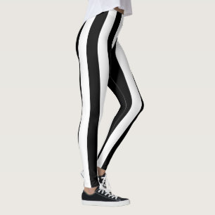 Big Black White - Leggings met verticale strepen