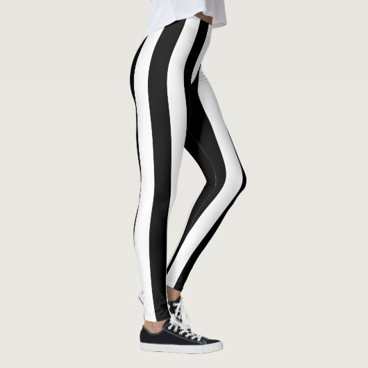Big Black White - Leggings met verticale strepen (Rechts)