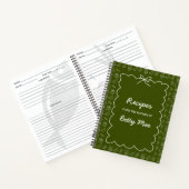 Big Blank Cookbook Write Your Own Favorite Recipe Notitieboek (Binnen)