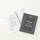 Big Blank Cookbook Write Your Own Favorite Recipe  Notitieboek (Binnen)