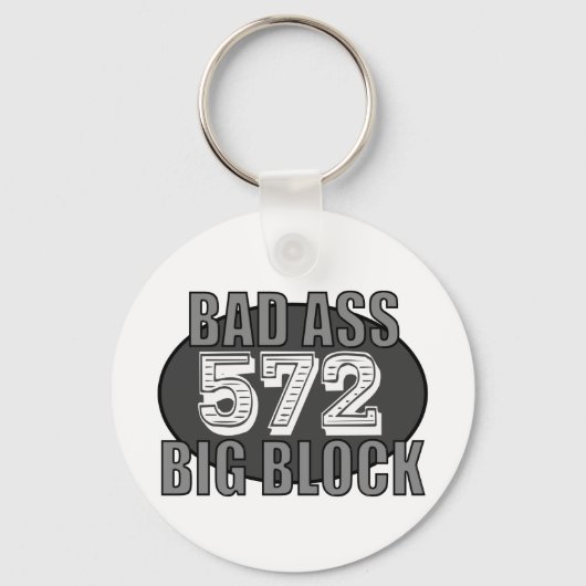 big block bad 572 sleutelhanger (Voorkant)