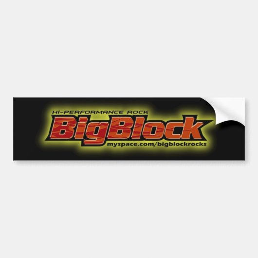 Big Block Bumperstickers (Voorkant)