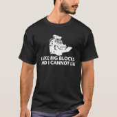 Big Block Engine  Car Guy T-shirt (Voorkant)