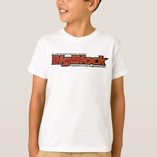 Big Block T-Shirt, Kinder Sizzen T-shirt (Voorkant)