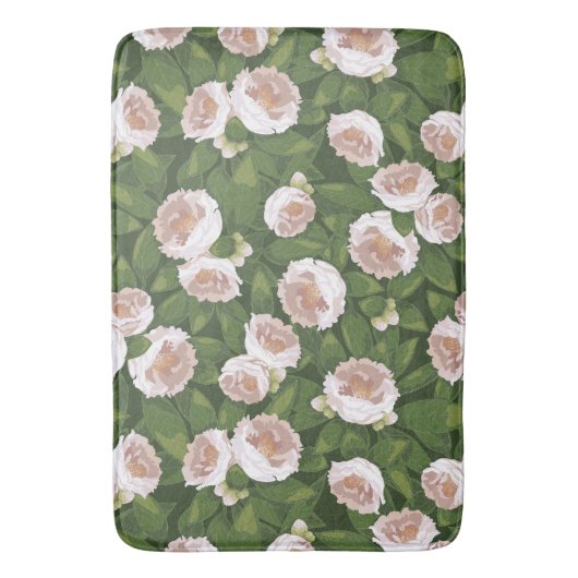 Big Bloom Camellia Charm Badmat (Voorkant Verticaal)