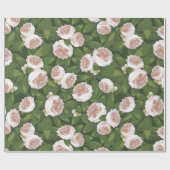 Big Bloom Camellia Charm Cadeaupapier (Vlak)