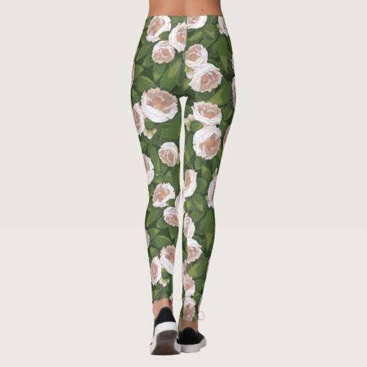 Big Bloom Camellia Charm Leggings (Achterkant)