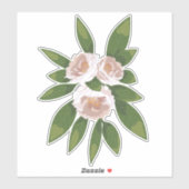 Big Bloom Camellia Charm Sticker (Vel)