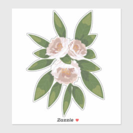 Big Bloom Camellia Charm Sticker