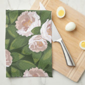 Big Bloom Camellia Charm Theedoek (Quarter Fold)