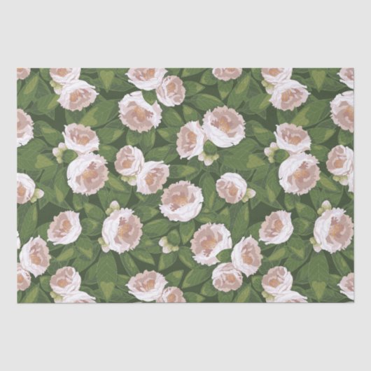 Big Bloom Camellia Charm Tissuepapier (Voorkant)