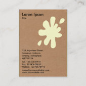 Big Blot - karton Visitekaartje (Achterkant)