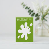 Big Blot - White op Green 669900 Visitekaartje (Staand voorkant)