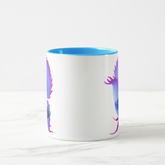 Big Blue Betta Fish Mok (Midden)