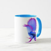 Big Blue Betta Fish Mok (Voorkant rechts)