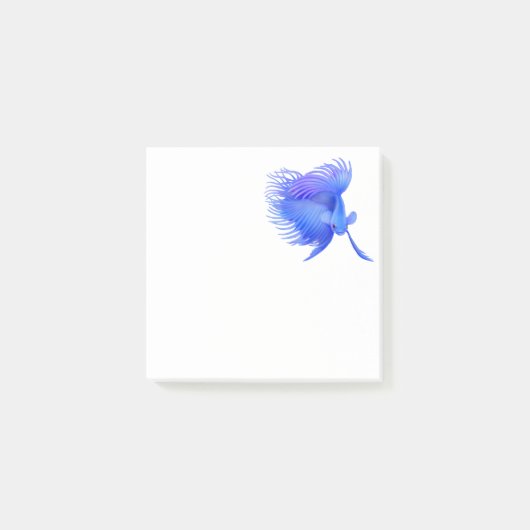 Big Blue Betta vecht vis Post Post-it® Notes (Voorkant)