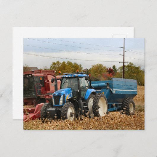 Big Blue Briefkaart (Voorkant / Achterkant)