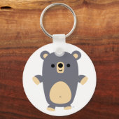 Big Blue Cartoon Beer sleutelhanger (Voorkant)