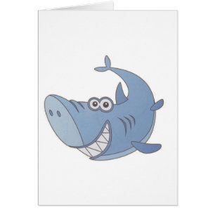 Big Blue Cartoon Shark
