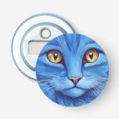 Big Blue Cat Button Flesopener (Voorkant)