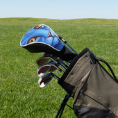 Big Blue Cat Golfheadcover (Insitu)
