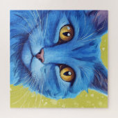 Big Blue Cat Legpuzzel (Horizontaal)