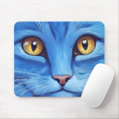 Big Blue Cat Muismat (Met muis)