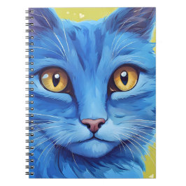 Big Blue Cat Notitieboek