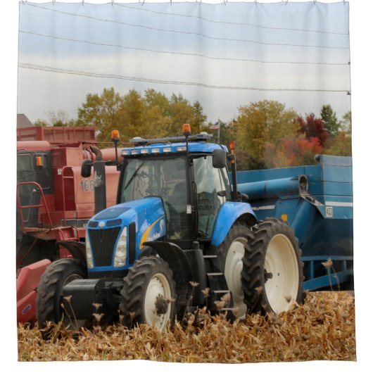 Big Blue Douchegordijn (Voorkant)