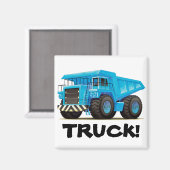 Big Blue Dump Truck Magneet (Voorkant / Achterkant)