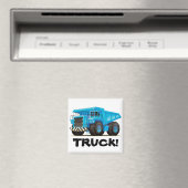 Big Blue Dump Truck Magneet (Insitu (Vaatwasser))