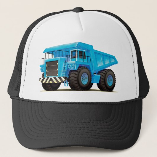 Big Blue Dump Truck Trucker Pet (Voorkant)