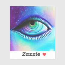 Big blue Eye spooky crepy