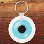 Big Blue Eyeball sleutelhanger (Voorkant)