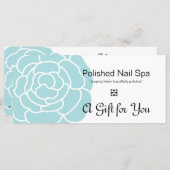 Big Blue Flower Cadeaubon 2 (Voorkant / Achterkant)