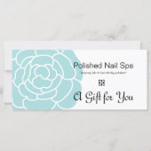 Big Blue Flower Cadeaubon 2 (Voorkant)