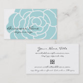 Big Blue Flower Visitekaartje (Voorkant / Achterkant)