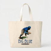 Big Blue Grote Tote Bag (Voorkant)