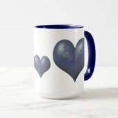 Big Blue Heart of Stone Mok (Voorkant rechts)