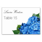 Big Blue Hydrangea Custom Escort Kaarten (Voorkant)