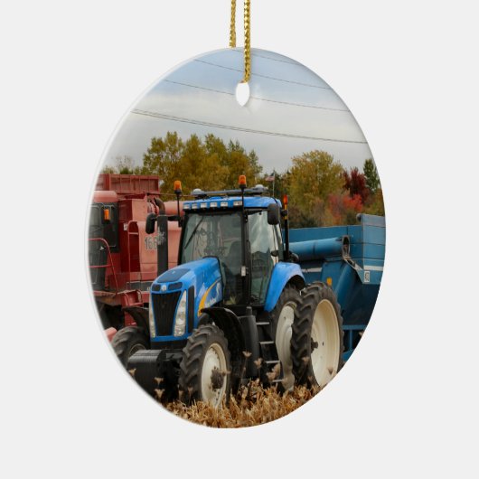 Big Blue Keramisch Ornament (Rechts)