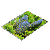 Big Blue Korean Fir Cones Notitieboek (Linkerzijde)