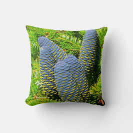 Big Blue Korean Fir Tree Cons Kussen