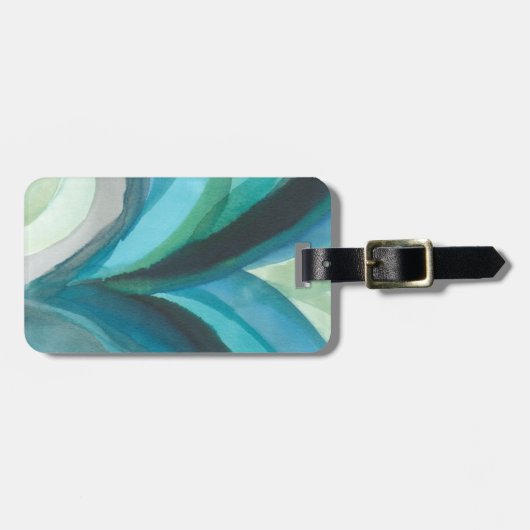 Big Blue Leaf I Bagagelabel (Voorkant horizontaal)